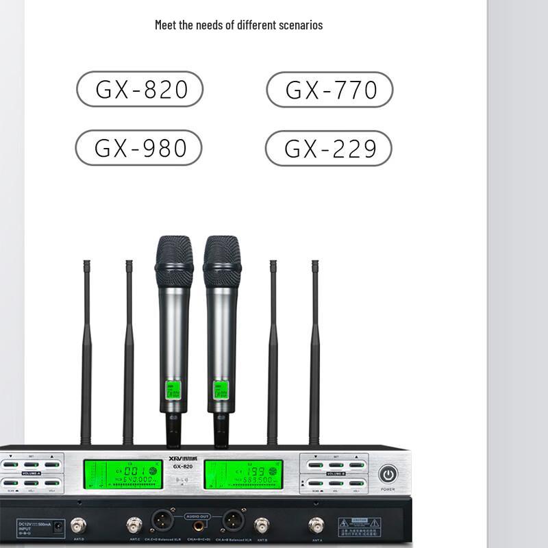 Xun Er Wei Professional True Diversity Wireless Microphone System (CN version)