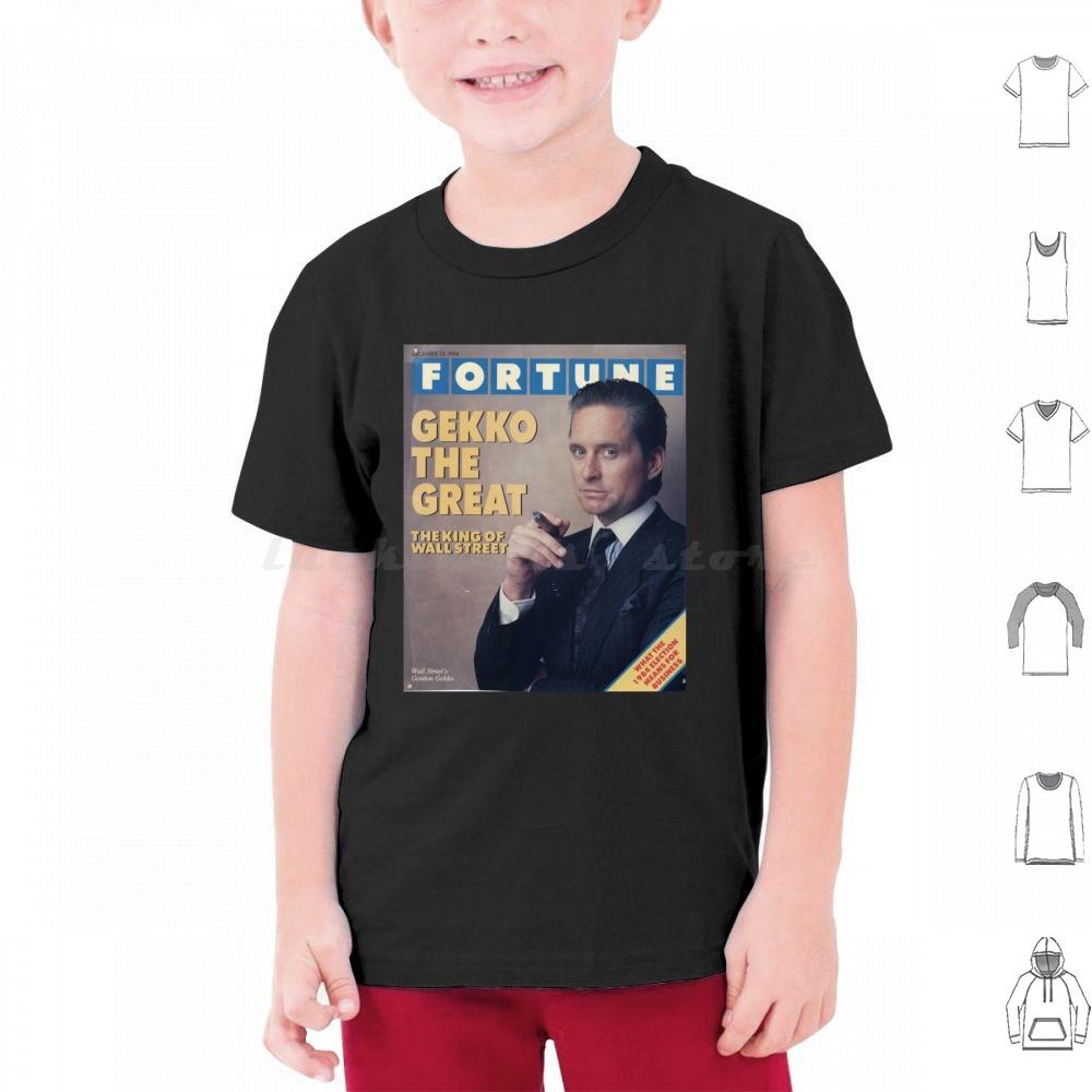 Gordon Gekko Fortune Magazine T Shirt Big Size 100 Cotton Gordon Gekko Gekko Fortune Wall Street Michael Douglas Finance