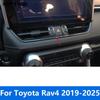 For Toyota Rav4 Rav 4 -2024 2025 Carbon Fiber Center Console Air Condition AC Vent Outlet Cover Trim Accessories Car Styling