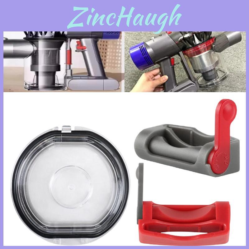 Pour aspirateur Dyson V7 V8 Sv10 Sv11 Bouchon d'étanchéité du bac à poussière avec bouton Utilisation à domicile et Entretien