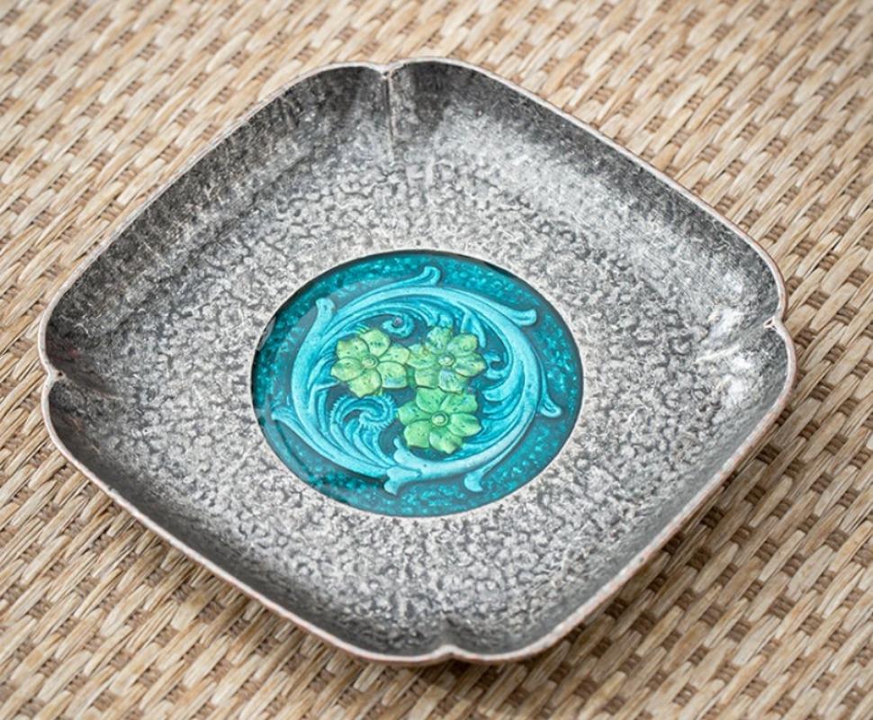 Japanese Antique Copper Coasters Retro Heat Insulation Cup Holder Mat Pad Chinese Kung Fu Gungfu Tea Ceremony Tea Trays Teaware