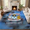 Coventry City F.C. Carpet Door Mat for Living Room or Bedroom Protective Mat Under Chair Office Decoration Christmas Gift Birthday Present