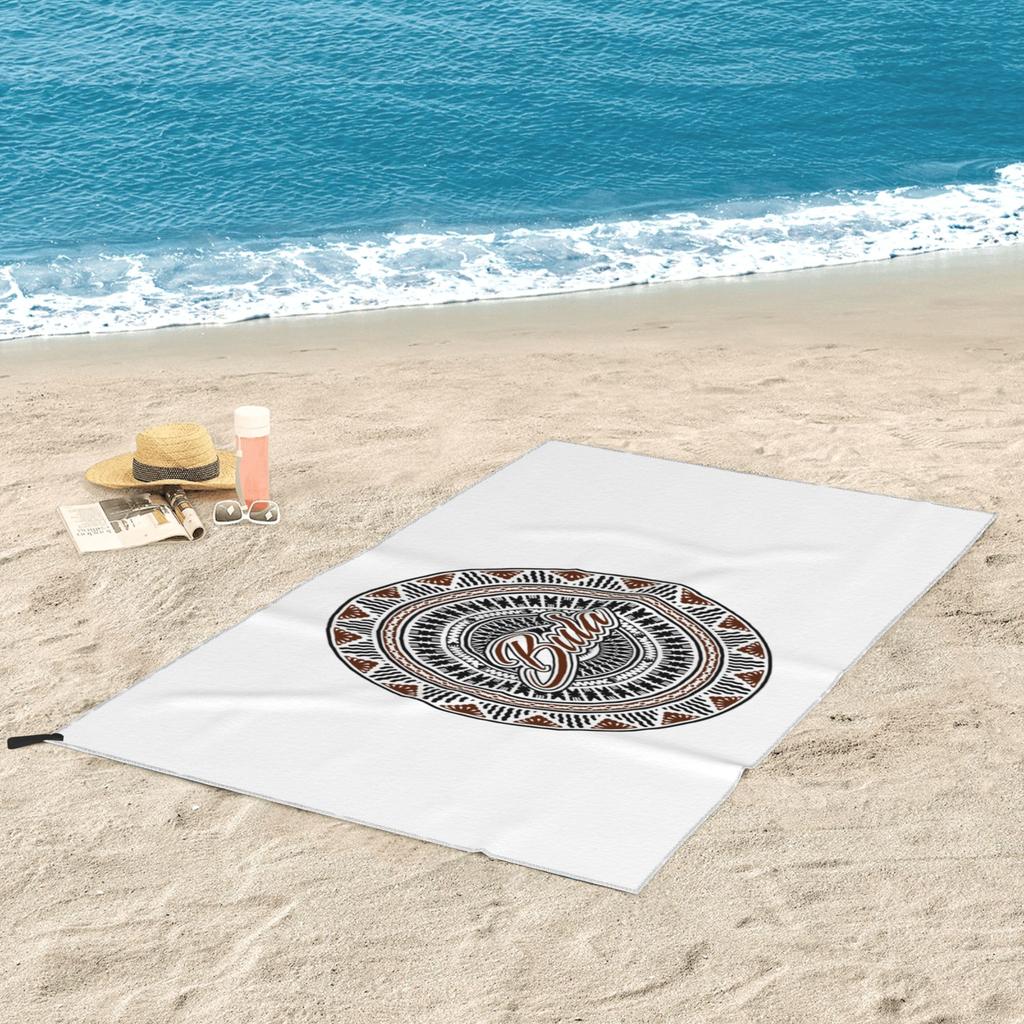 Fiji Bula Kesakesa Design Beach Towel Soft Microfiber Quick Dry Absorbent Quick Towels For Pool