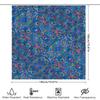 Colorful Floral Shower Curtain Decor Bathroom Accessories
