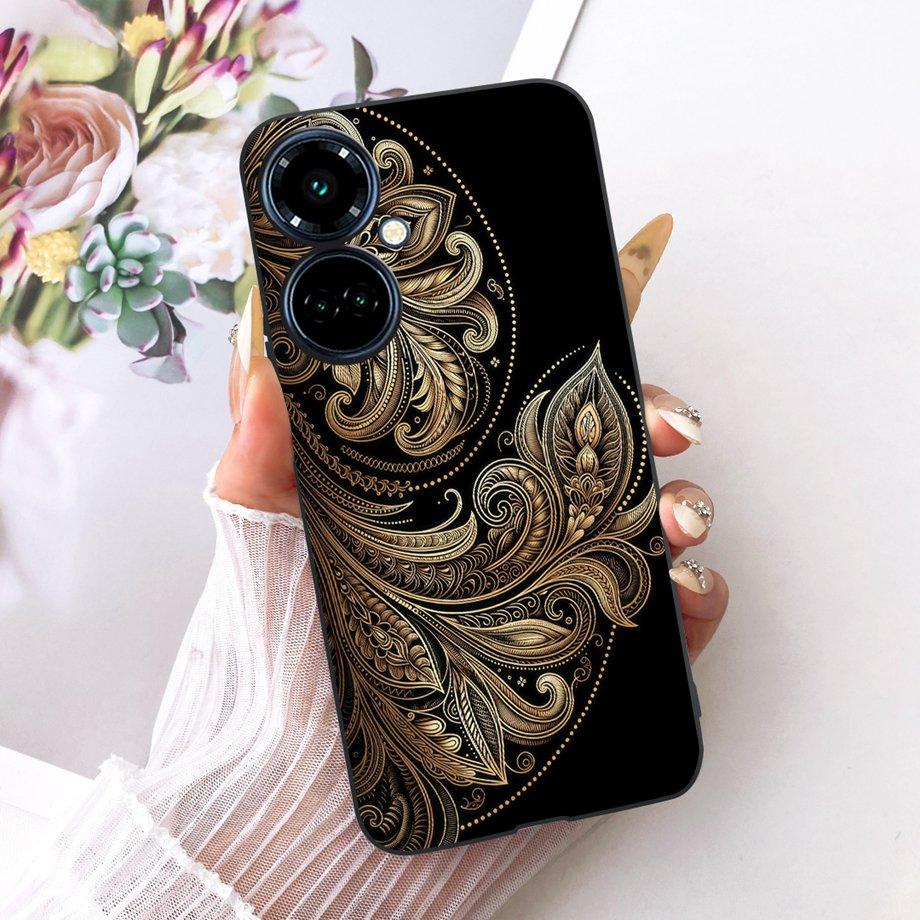 For Tecno Camon 19 Pro 19 Neo Camon19 4G Phone Case Matte Soft TPU Bumper Cover Cool Cartoon Luxury Butterfly Flower Funda