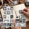 Vintage Cat Stamp Stickers for Journal Decoration with Strong Adhesive and Waterproof Feature
