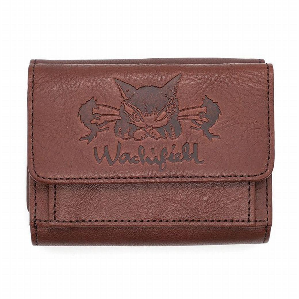 [WACHIFIELD] Кот Даян Натуральная Кожа Компактный Минималистичный Стиль Маленький Кошелек