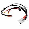 Battery Power Splitter Cable with Silver-Finished Contacts, Preassembled Plug Branches and 120A Specification for Electric Vehicle Circuits