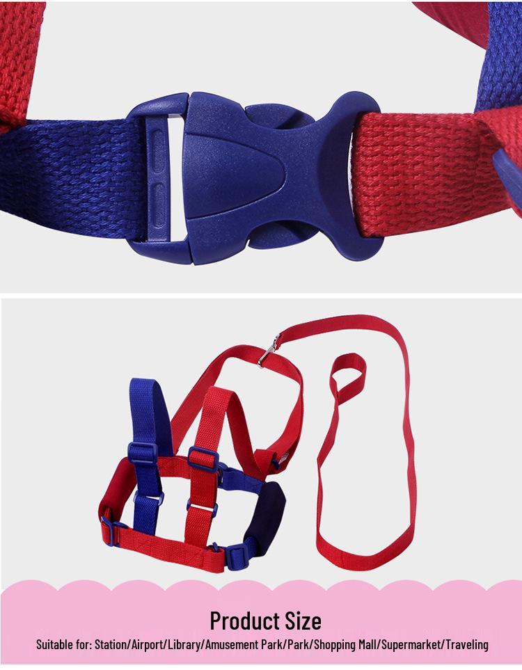 Breathable Anti-Lost Baby Walking Strap: Choke-Free, Summer-Friendly Traction Rope