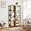 VASAGLE Bookcase, Bookshelf, Ladder Shelf 4-Tier, Display Storage Rack Shelf, for Office, Living Room, Bedroom, 80 x 33 x 149 cm, Industrial