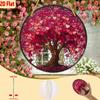 2D Flat Romantic Pink & Red Heart-Shaped Branch Acrylic Decoration Sign, Suitable for Wall Decoration, Porch, Room, Villa, Accents Home, Hallway, or W