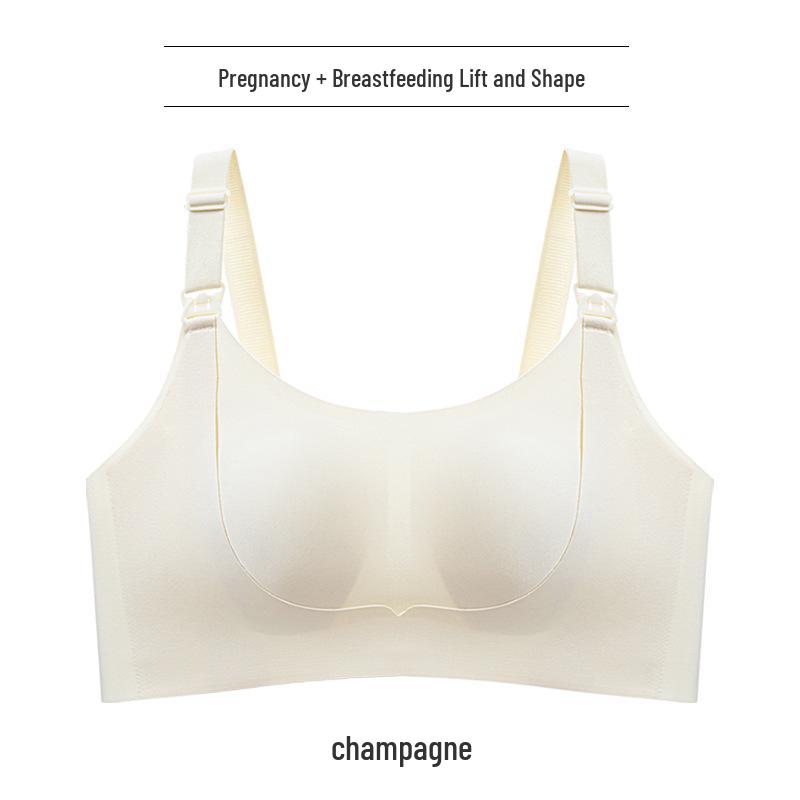 Rabbit Ear Nursing Bra for Postpartum - Lightweight, Thin, Large-Chest Minimizer