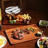 Smooth Steak Tray Square Western Food Wooden Board Easy Clean Pizza Plate Restaurant