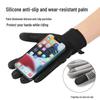 Men's Windproof Waterproof Thermal Cycling Gloves – Touchscreen, Non-Slip, Long Style, Thickened for Autumn and Winter.