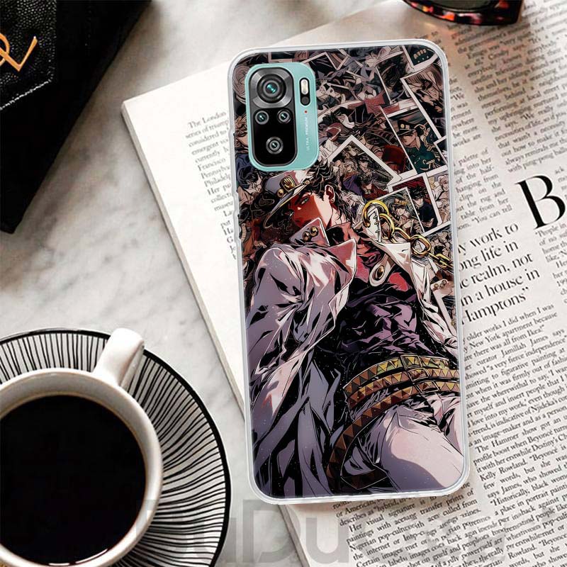 JoJo's Bizarre Adventure Kujo Jotaro Cover For Xiaomi Redmi Note 14 13 12S 12 11 Pro Plus Phone Case 11S 10S 10 11E 11T + 9S 9 P