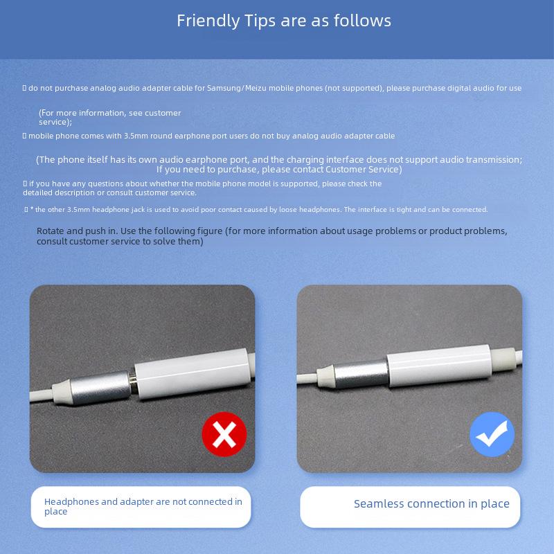 Compatible Type-C Audio Cable for Xiaomi 9/10/11, Huawei P40/P30 Pro, Honor 60 Headphone Adapter