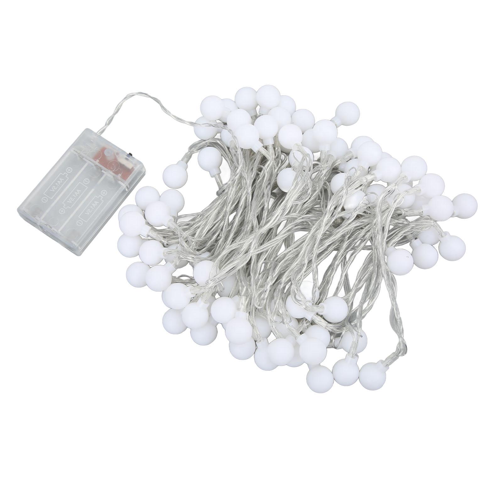 

Outdoor String Light 32ft Waterproof 2 Modes 2800K Frosted LED Globe String Lights with Storage Bag for Outdoor Indoor