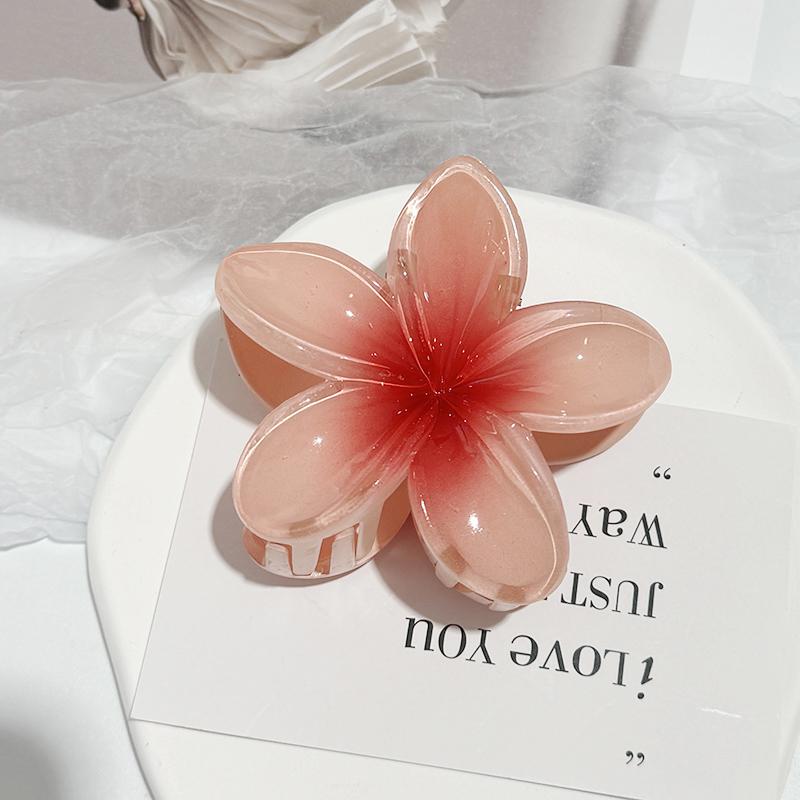 

Милая заколка для волос Bohemian Beach Vacation 8 см Цветочная заколка для волос для женщин Цветочные модные аксессуары для волос для девочек Подарок one size черный фуксии