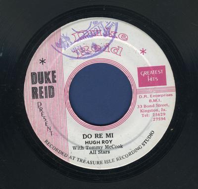 7-Zoll-Schallplatte U ROY TOMMY MCCOOK Do Re Mi Super Boss KEINE Duke Reid 1971 Jamaika Reggae Ska Dub Gebraucht