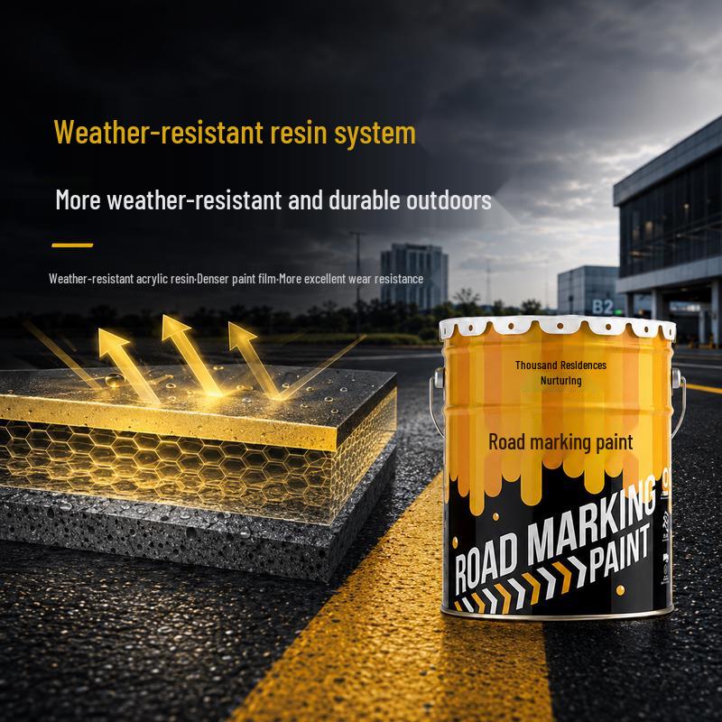 Qianjumei Acrylic Road Marking Paint 3kg