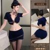Erotic Lingerie, Sexy Nightclub Hip-hugging Dress, Hot Female Flight Attendant Role-playing Uniform, Seductive Set 9028
