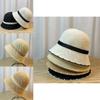 Fashionable Round Top Wide Brim Fisherman Hat For Women Ideal For Sun Protection And Breathability