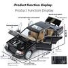 1:24 W140 320Sel Classic Limousine Alloy Diecast Model Car Sound And Light Collection Hobbies Decorations Present
