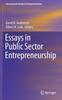 The Essays In Public Sector Entrepreneurship : 34 Book