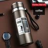 600ML/1000ML/1200ML Double Stainless Steel 316 Thermal Flask with Filter Portable Coffee Tea Thermal Bottle Travel Tumbler