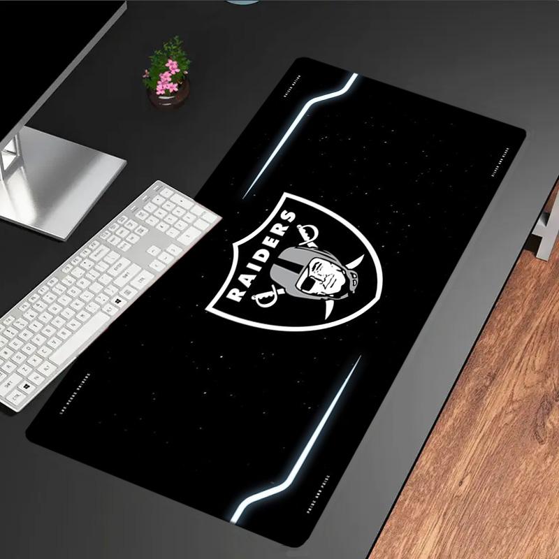 Raiders Team Logo Design mouse pad, rubber base, esports desk mat, mouse pad for gamers and office use, gaming desk , easy to clean mat