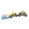 Wooden Train Set Child Friendly Safe Portable Colorful Wood Toy Train Set for Major Brand Boys Girls