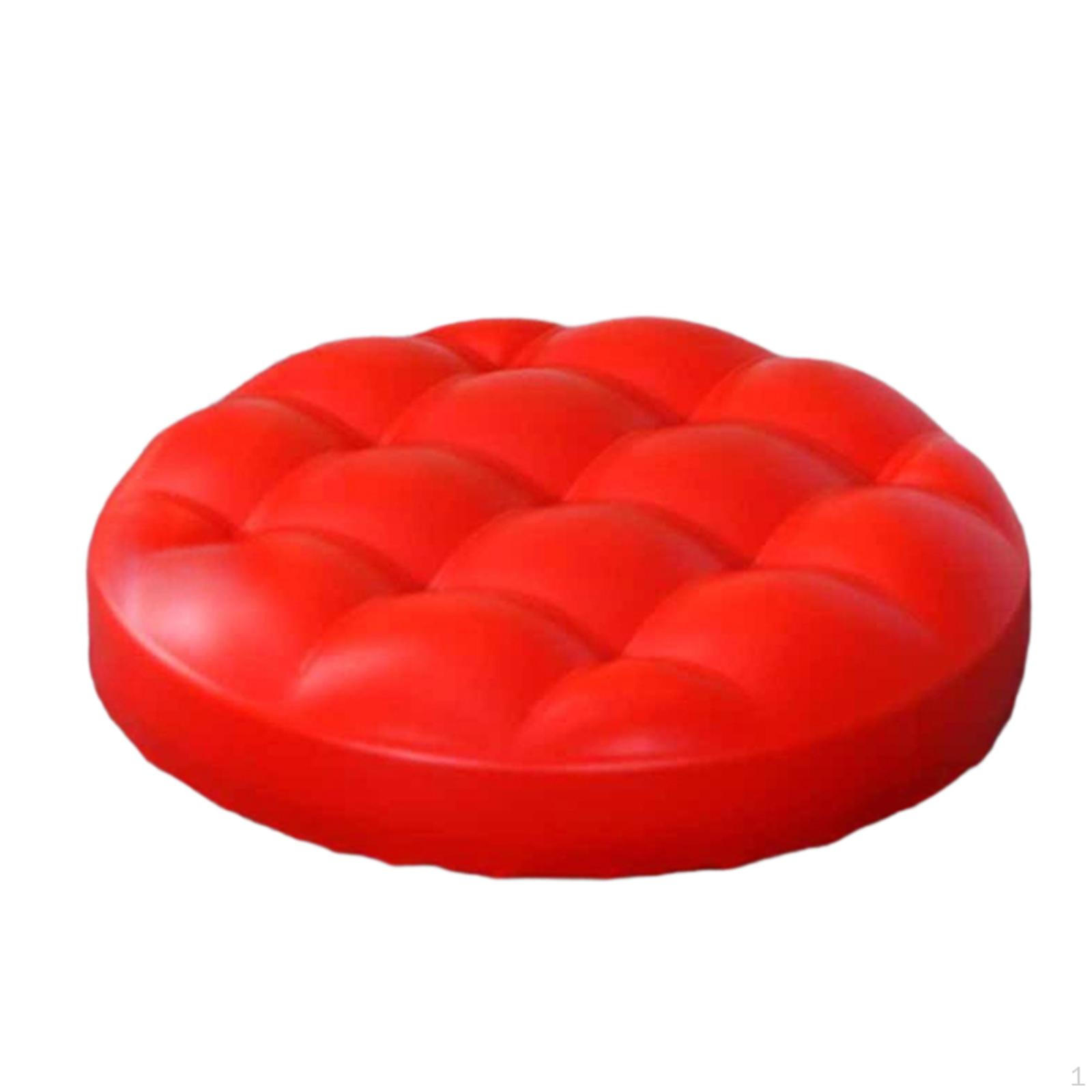 

Сменная подушка для барного стула, Легко устанавливается, Круглая, Вращающаяся, для Магазина, Парикмахерской и Дома. Red