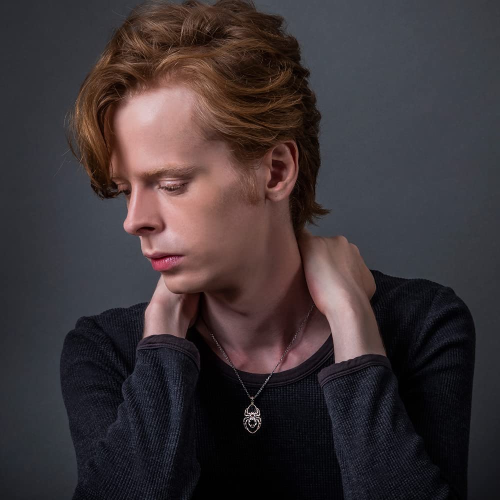 Artemis Classic Spider Pendant (acp0350) - Men's Silver Accessory, Brand Jewelry, 925 Sterling Silver