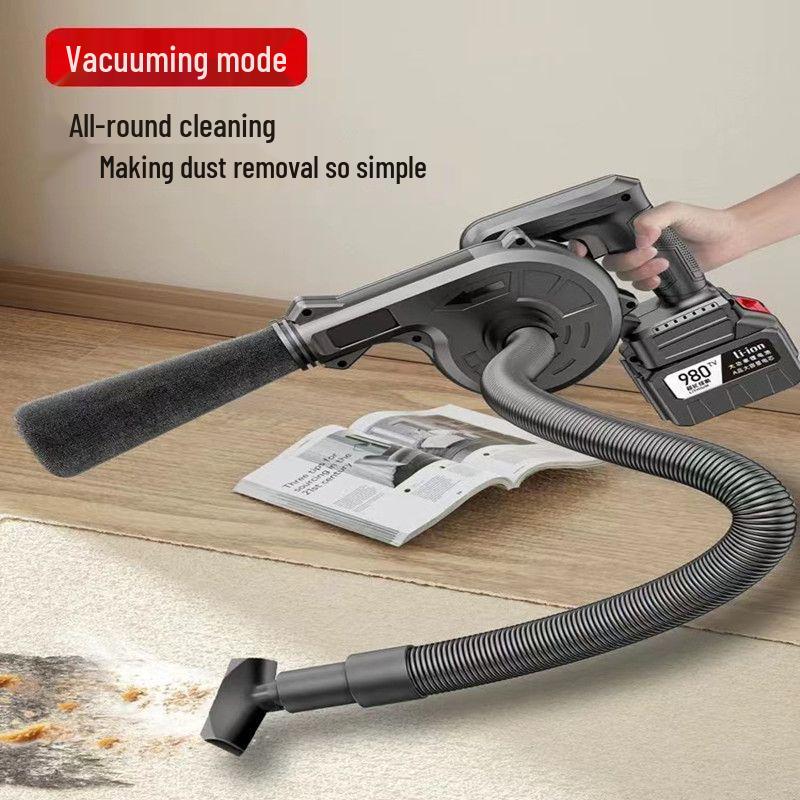 High-Power Rechargeable Lithium Battery Blower for Dust Removal and Vacuuming in Homes, Computers, and Cars