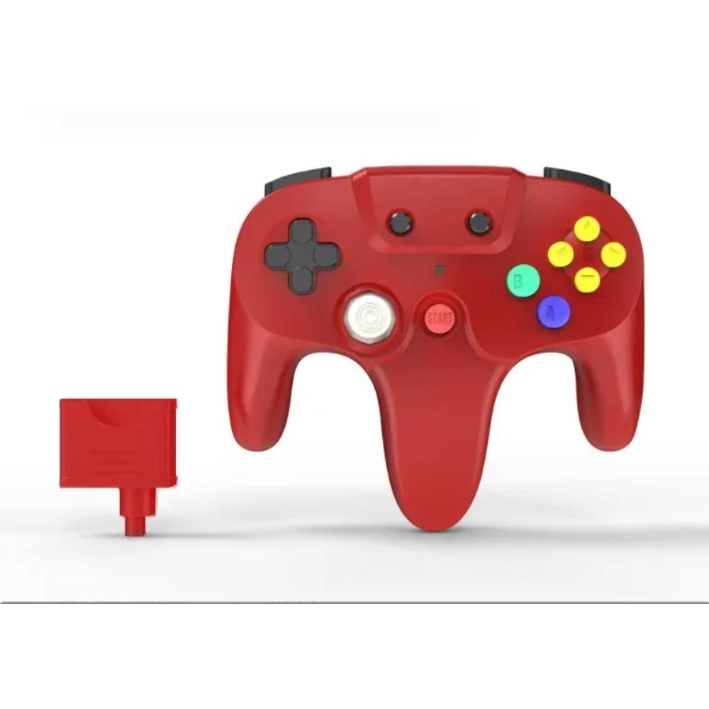 2.4GHz Wireless Controller for N64 Gamepad for N64 Console Built-in Vibration Motor & Turbo Function N64 Joystick