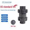 PVC/UPVC Double Union Ball Check Valve