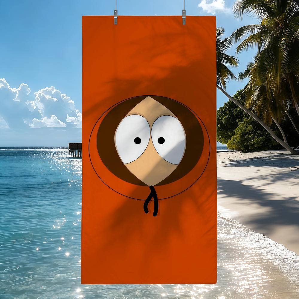 

Cartoon Funny T-Towelie Towel Quick Drying Beach Towels Are Suitable For Swimming Pools Camping Yoga And The Gym W40*H60(CM)