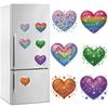 6 Pcs Full Drill Fridge Magnets Sticker Car Butterfly Dragonfly Diamond Painting Magnets Refrigerator for DIY Crafts Party Gift