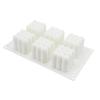 Magische Würfelkuchenform 6 Mulden Silikon Mousseform Dessert Backwerkzeug