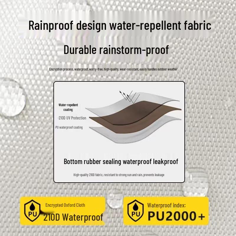 OLOMM Thickened Outdoor Blackout Tarp