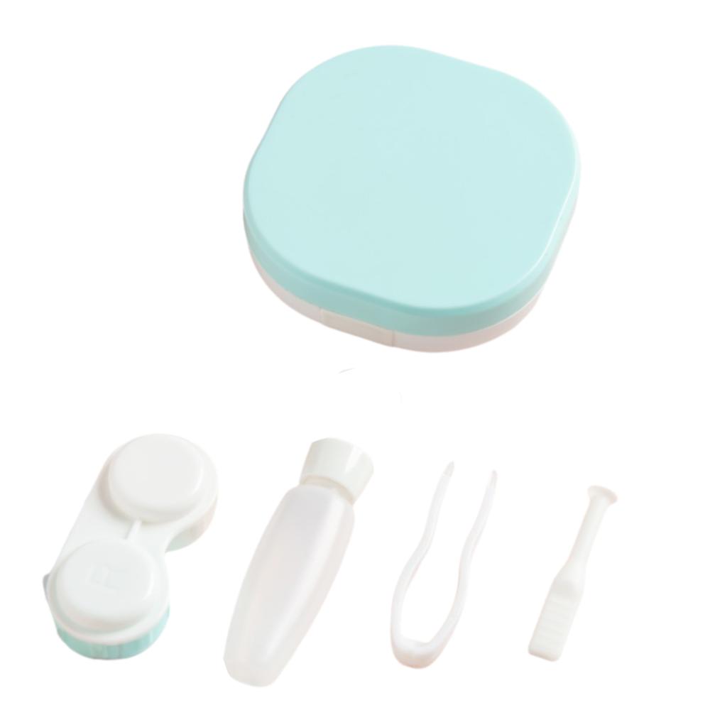 Mini Contact Lens Container Box Macaron Color Eyes Tool Kit Contact Lens Case  Daily Organizer