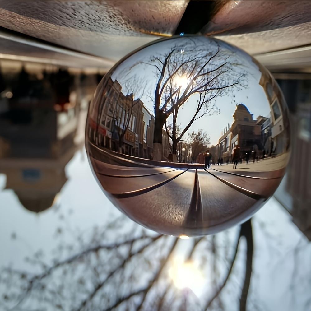 Clear Lens Globe Crystal Glass Ball Stand 40-80mm Lensball for Sphere Photography Decoration Home Room Decor Decorative Balls