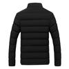 2024 Men's Casual Winter Stand Collar Thick Cotton Jacket Coat