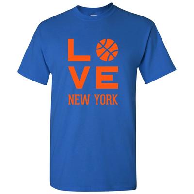 New York Liebe Basketball - Sport Team Heimatstadt Stadt Stolz T-Shirt - Königsblau