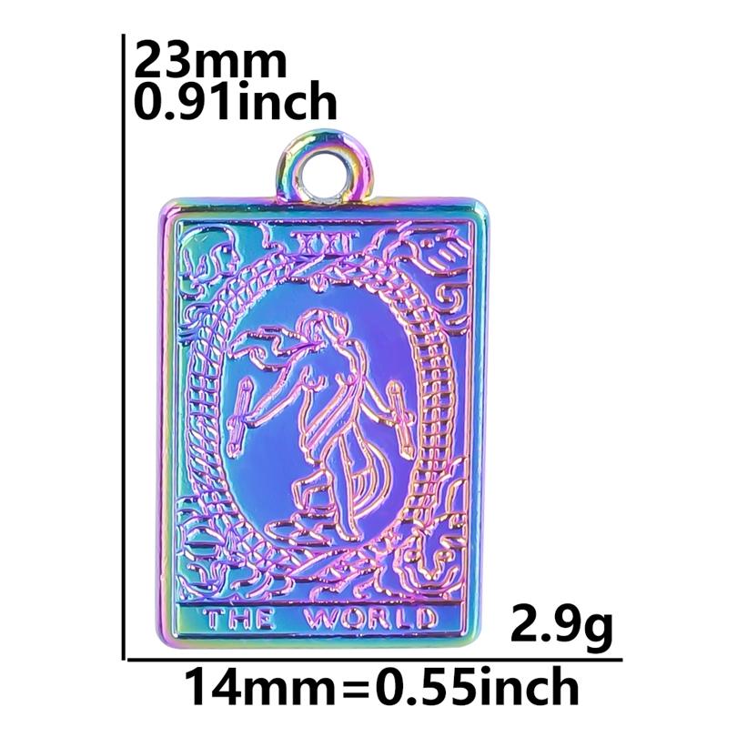 12Pcslot Metal Tarot Charm Mix Accessories Sun Moon Star Pendant Charms For Jewelry Making Supplies Wholesale Items Diy Earring
