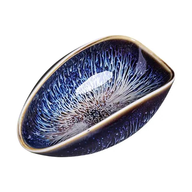 

Чайная ложка Листовой рассыпной сосуд Фарфоровая китайская лопатка для кунг-фу Керамическая чайная ложка для чая Матча Японский аксессуар Он