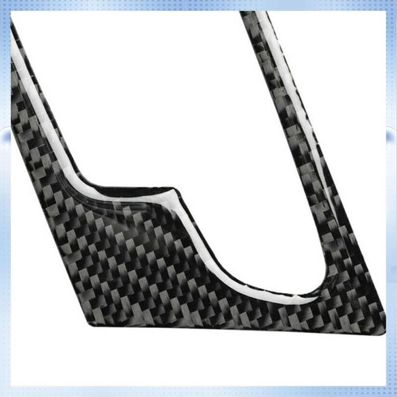 A51K-4Pcs Car Carbon Fiber Interior Door Handle Frame Trim Replace For -BMW X5 E70(2008-2013) X6 E71(2009-2014)
