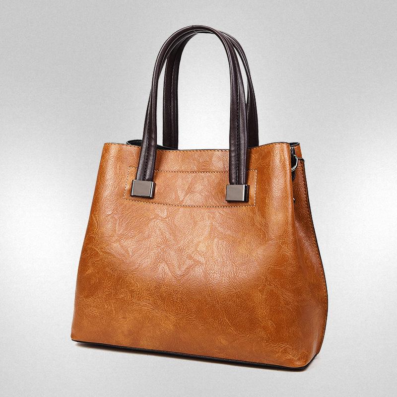 Multi-piece Set New Style Handbag Fashion Versatile Bucket Bag Shoulder Messenger Bag