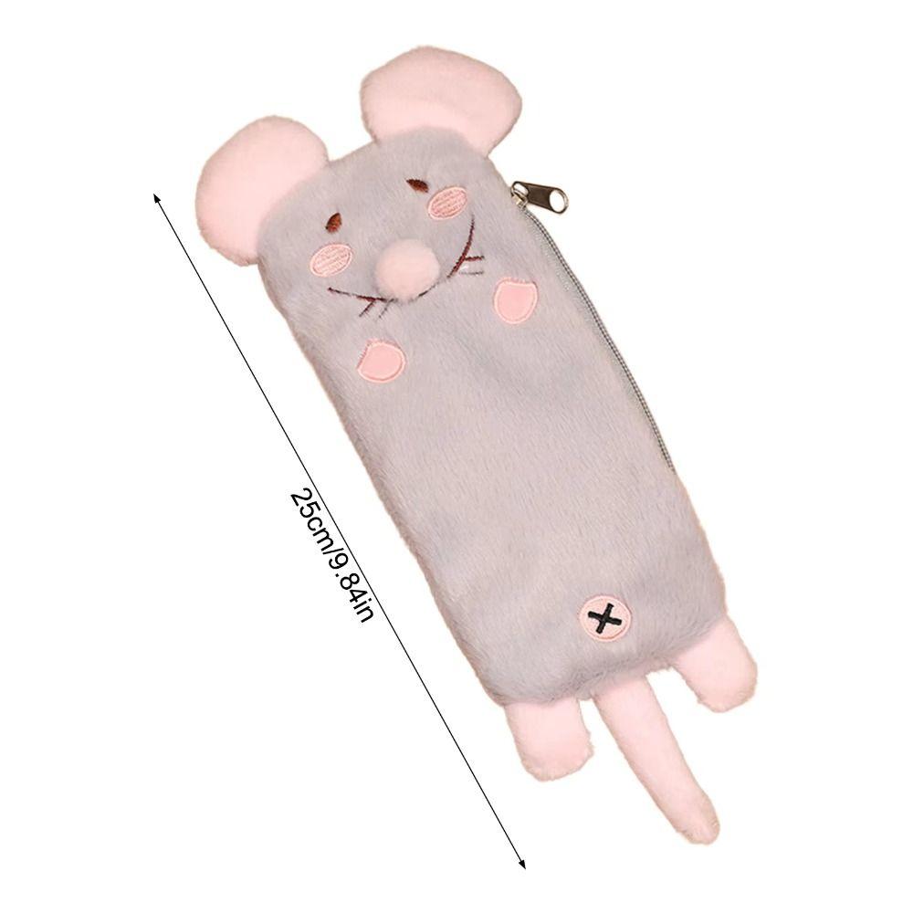 Soft-Touch Blumenast Ratte Federmäppchen Tragbare Schreibwaren Tasche Bürobedarf