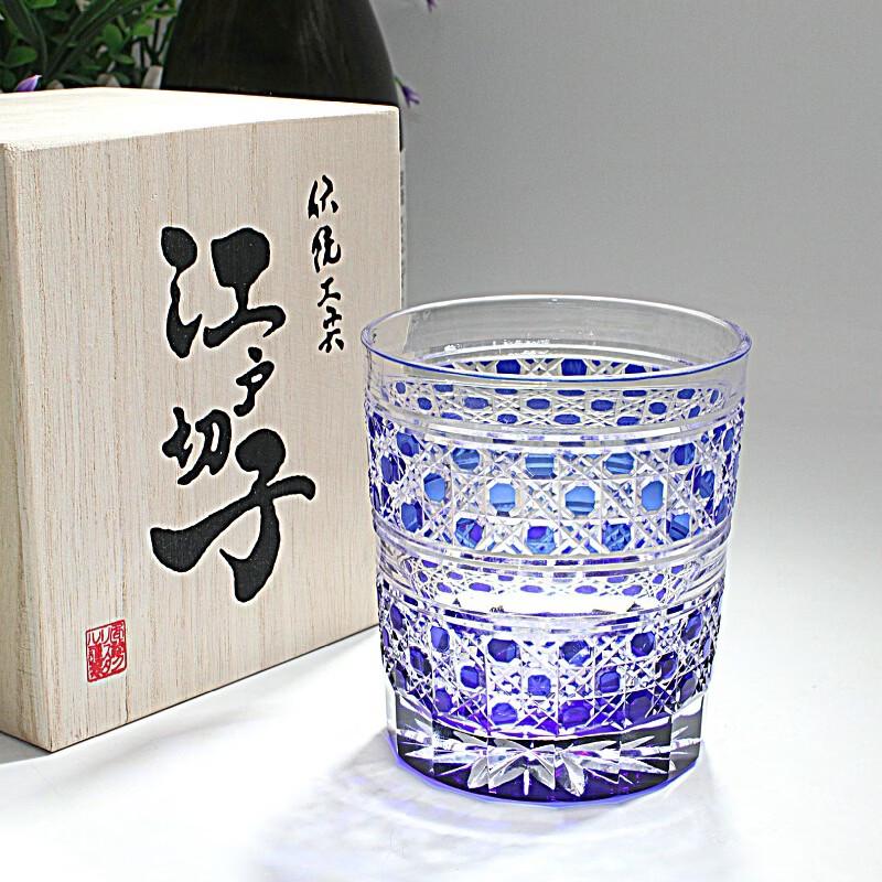 Chuchuang Jingpin Japanese Edo Kiriko Crystal Whisky Glass